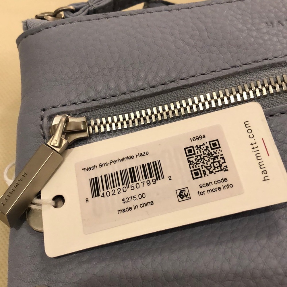 HAMMITT NASH SMALL WRISTLET/ CROSSBODY in Periwinkle Haze NWT - Picture 7 of 7